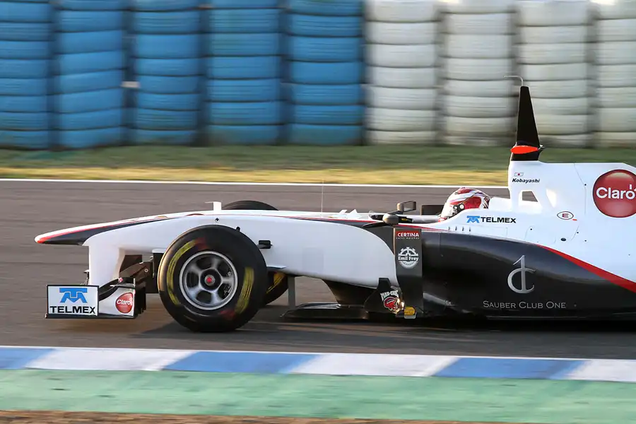 149 | 2011 | Jerez De La Frontera | Sauber-Ferrari C30 | Kamui Kobayashi | © carsten riede fotografie