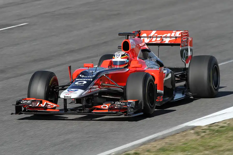 082 | 2011 | Barcelona | Marussia Virgin-Cosworth MVR-02 | Jerome D`Ambrosio | © carsten riede fotografie