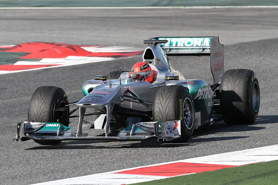 140 | 2011 | Barcelona | Mercedes Benz W02 | Michael Schumacher | © carsten riede fotografie