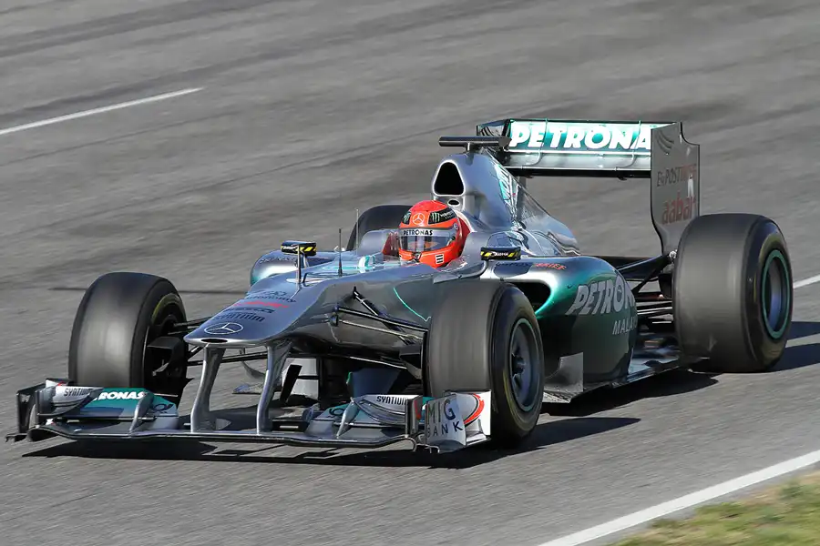 144 | 2011 | Barcelona | Mercedes Benz W02 | Michael Schumacher | © carsten riede fotografie