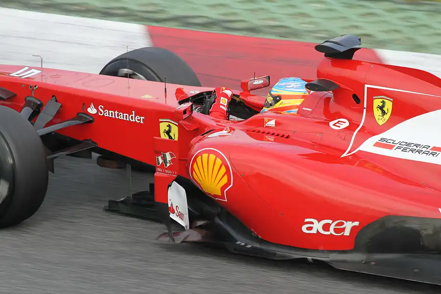 003 | 2011 | Barcelona | Ferrari 150° Italia | Fernando Alonso | © carsten riede fotografie