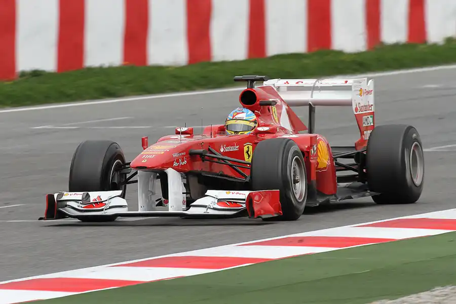 009 | 2011 | Barcelona | Ferrari 150° Italia | Fernando Alonso | © carsten riede fotografie