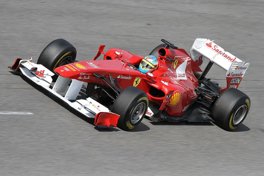 010 | 2011 | Barcelona | Ferrari 150° Italia | Fernando Alonso | © carsten riede fotografie