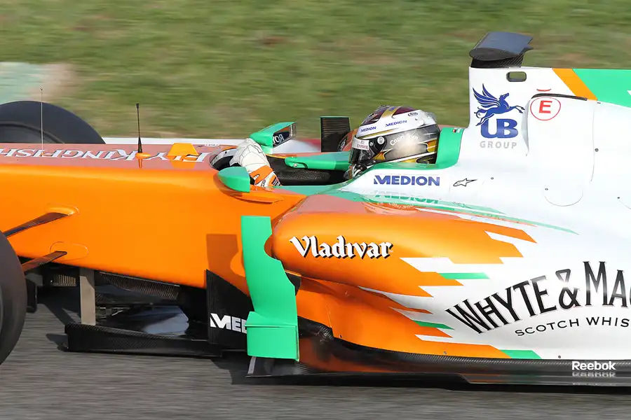 041 | 2011 | Barcelona | Force India-Mercedes Benz VJM04 | Adrian Sutil | © carsten riede fotografie