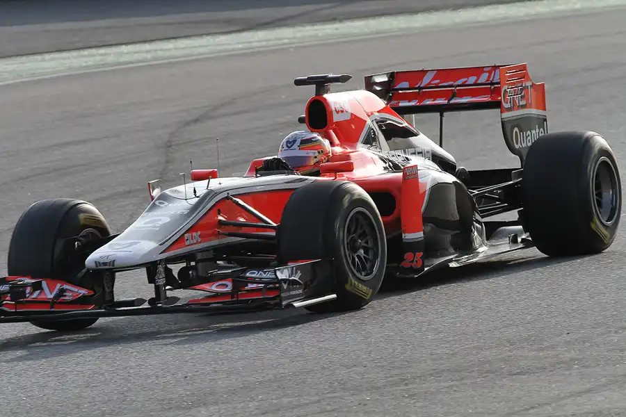 110 | 2011 | Barcelona | Marussia Virgin-Cosworth MVR-02 | Jerome D`Ambrosio | © carsten riede fotografie