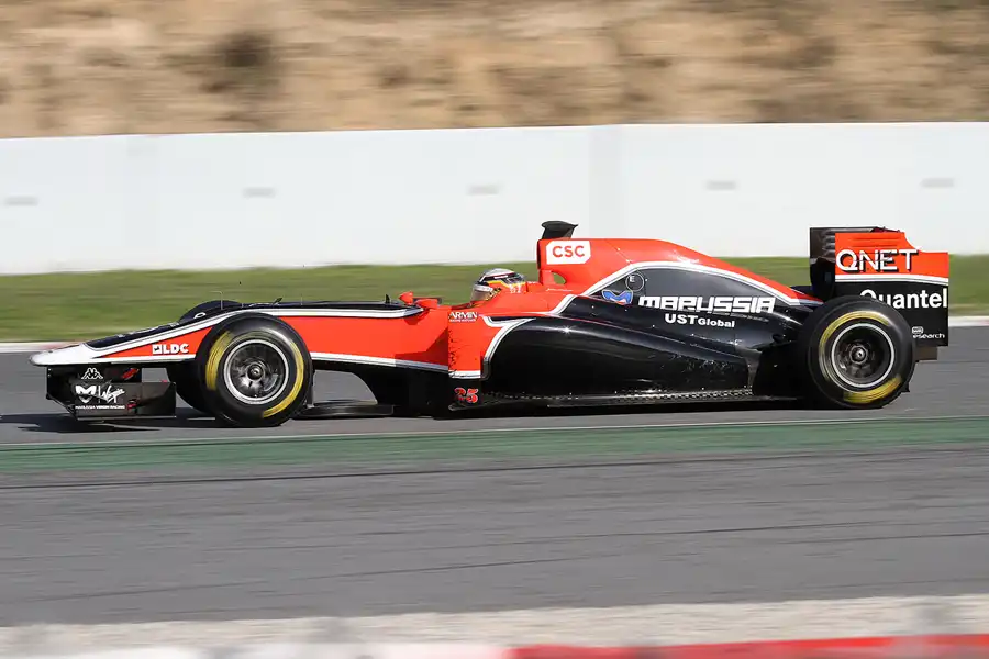 115 | 2011 | Barcelona | Marussia Virgin-Cosworth MVR-02 | Jerome D`Ambrosio | © carsten riede fotografie