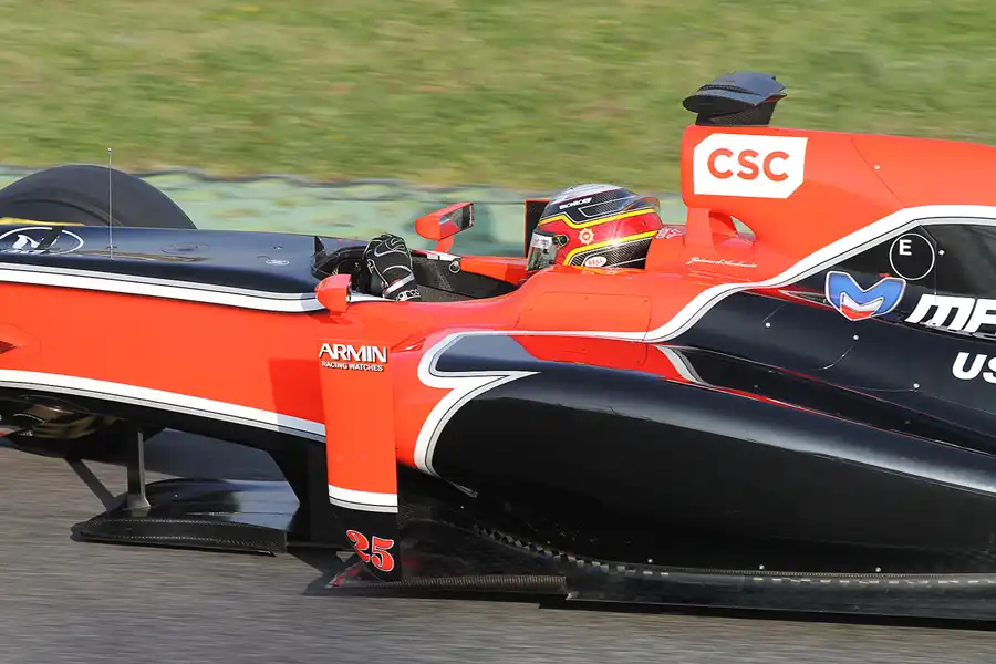 117 | 2011 | Barcelona | Marussia Virgin-Cosworth MVR-02 | Jerome D`Ambrosio | © carsten riede fotografie