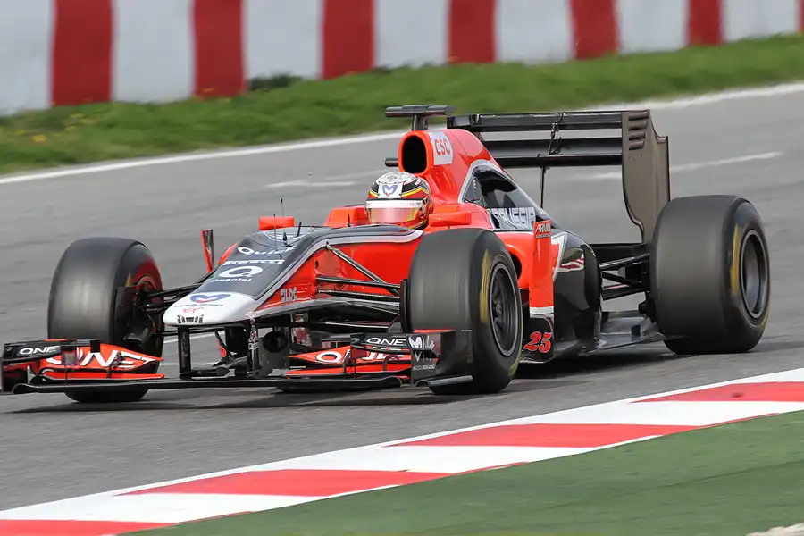 122 | 2011 | Barcelona | Marussia Virgin-Cosworth MVR-02 | Jerome D`Ambrosio | © carsten riede fotografie