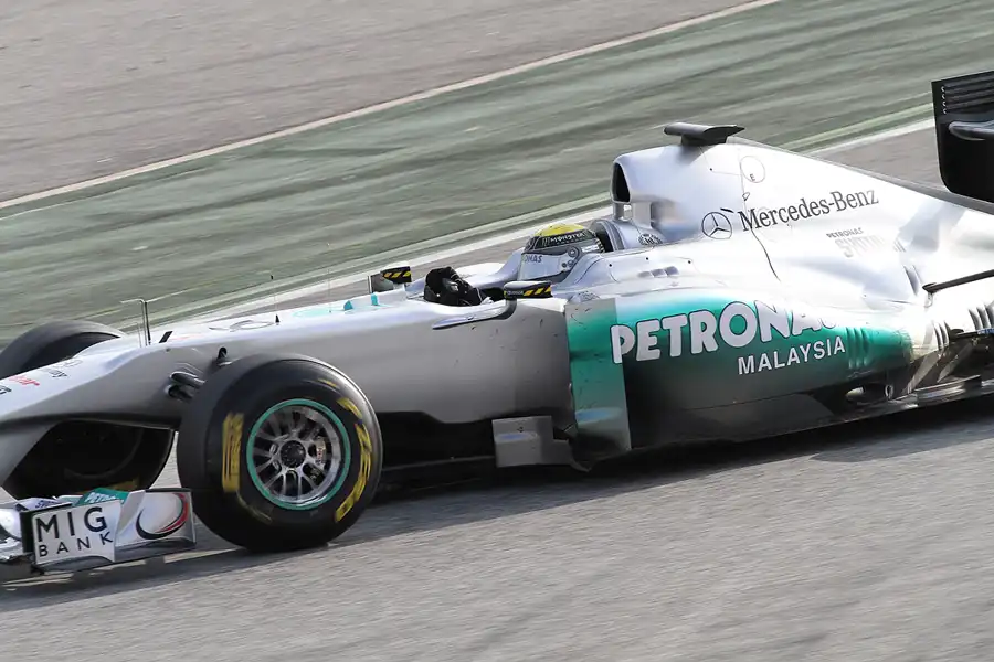 159 | 2011 | Barcelona | Mercedes Benz W02 | Nico Rosberg | © carsten riede fotografie
