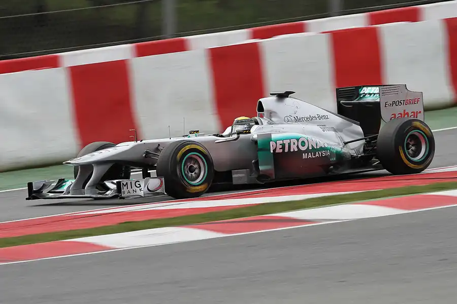 161 | 2011 | Barcelona | Mercedes Benz W02 | Nico Rosberg | © carsten riede fotografie