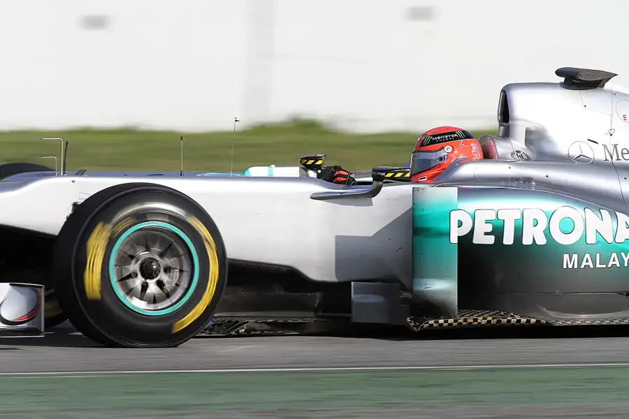 168 | 2011 | Barcelona | Mercedes Benz W02 | Michael Schumacher | © carsten riede fotografie