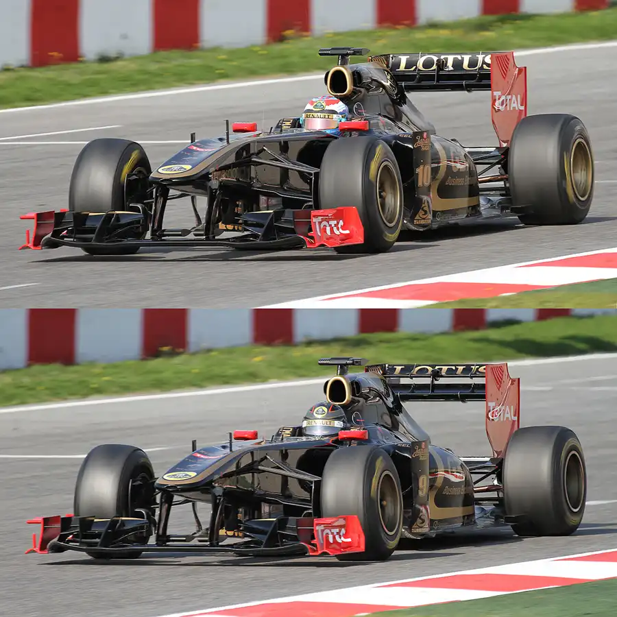 201 | 2011 | Barcelona | Renault R31 | Heidfeld N. | Technical Analysis – Drag-Reduction-System (DRS) – Adjustable Rear Wing | © carsten riede fotografie
