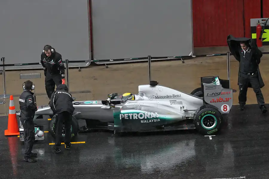 058 | 2011 | Barcelona | Mercedes Benz W02 | Nico Rosberg – 12:59 | © carsten riede fotografie