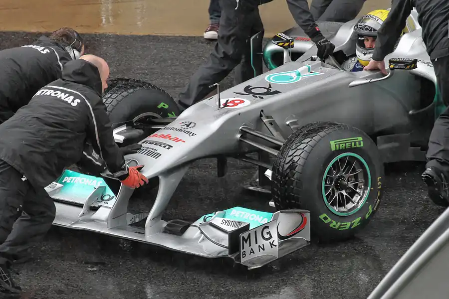 059 | 2011 | Barcelona | Mercedes Benz W02 | Nico Rosberg – 12:59 | © carsten riede fotografie