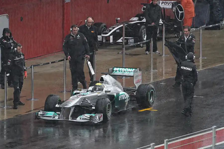 079 | 2011 | Barcelona | Mercedes Benz W02 | Nico Rosberg – 14:34 | © carsten riede fotografie