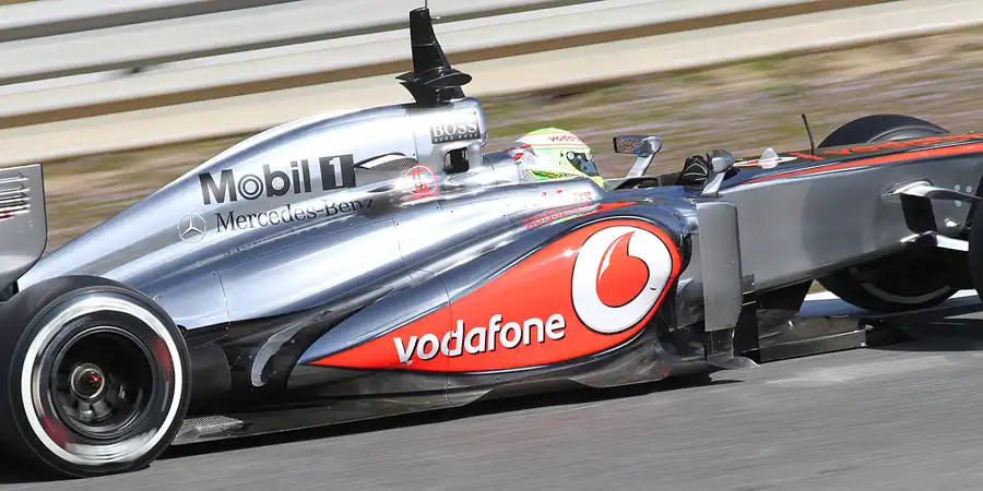 100 | 2013 | Jerez De La Frontera | McLaren-Mercedes Benz MP4-28 | Sergio Perez | © carsten riede fotografie