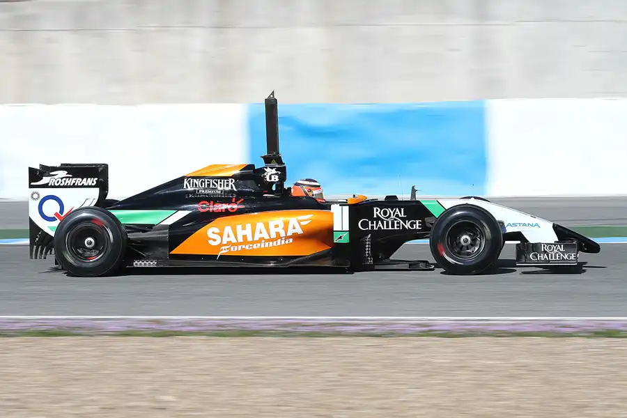 037 | 2014 | Jerez De La Frontera | Force India-Mercedes Benz VJM07 | Nico Hülkenberg | © carsten riede fotografie
