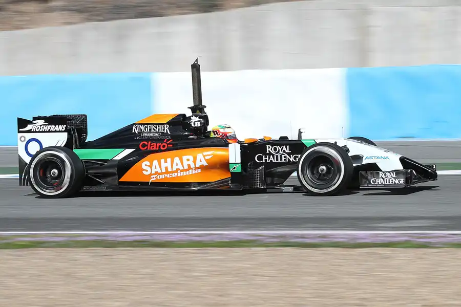 054 | 2014 | Jerez De La Frontera | Force India-Mercedes Benz VJM07 | Sergio Perez | © carsten riede fotografie