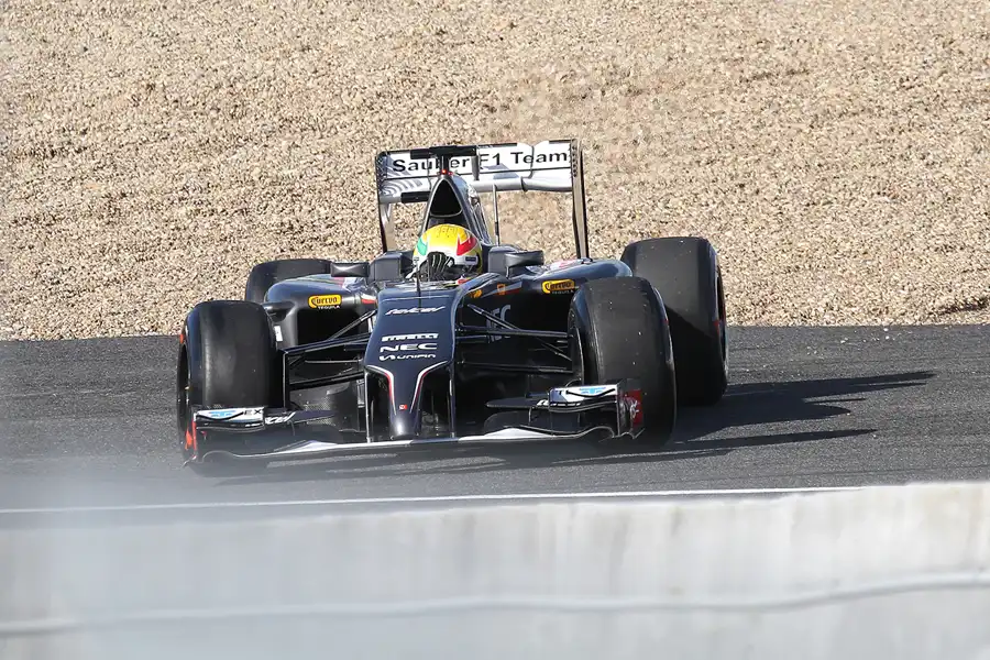 119 | 2014 | Jerez De La Frontera | Sauber-Ferrari C33 | Esteban Gutierrez | © carsten riede fotografie