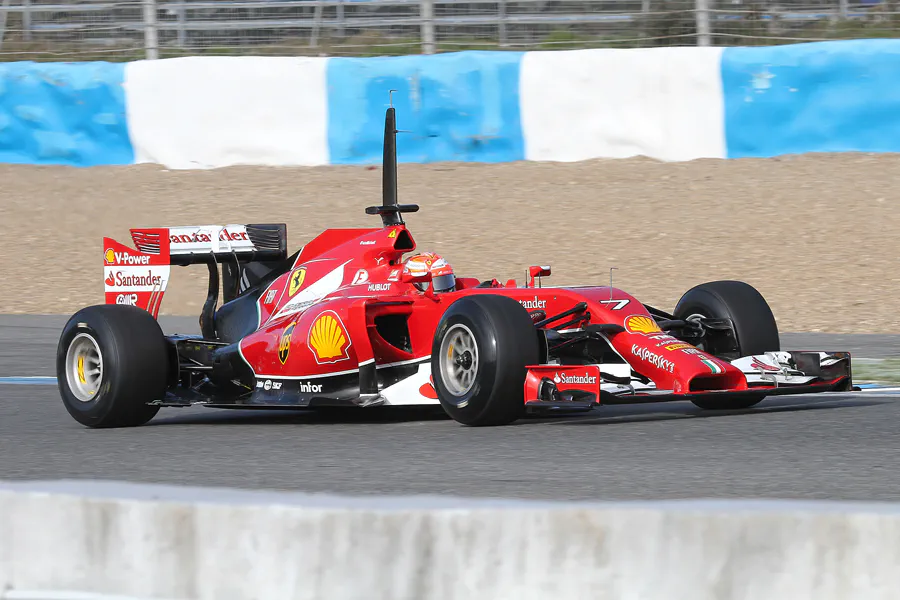 026 | 2014 | Jerez De La Frontera | Ferrari F14T | Kimi Raikkonen | © carsten riede fotografie