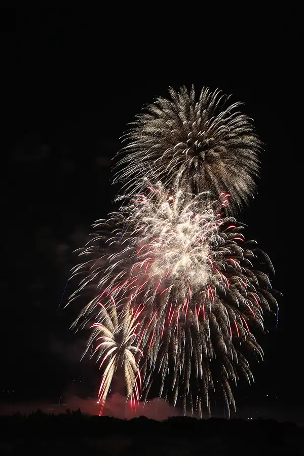 104 | 2014 | Berlin | Pyronale – Citroen Feuerwerksshow – Blick von der Field Station Teufelsberg | © carsten riede fotografie