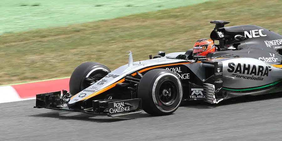 034 | 2015 | Barcelona | Force India-Mercedes Benz VJM08 | Esteban Ocon | © carsten riede fotografie