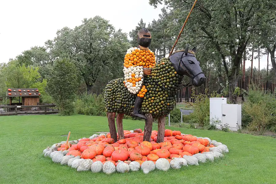 005 | 2015 | Beelitz GT Klaistow | Kürbisausstellung – 2. Ritter = 2600 Kürbisse | © carsten riede fotografie