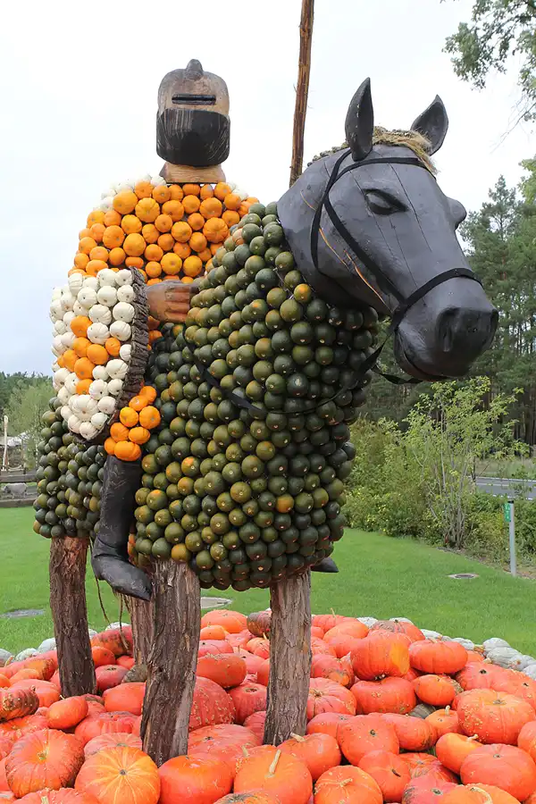007 | 2015 | Beelitz GT Klaistow | Kürbisausstellung – 2. Ritter = 2600 Kürbisse | © carsten riede fotografie