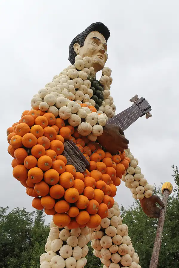 012 | 2015 | Beelitz GT Klaistow | Kürbisausstellung – Elvis Presley = 1900 Kürbisse | © carsten riede fotografie