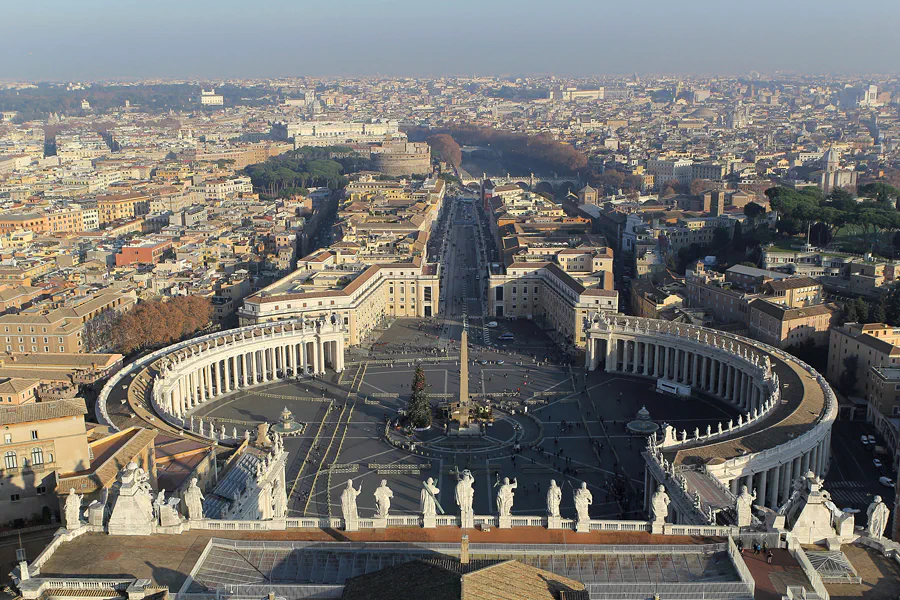 036 | 2015 | Città del Vaticano | Blick von der Basilica di San Pietro + Piazza San Pietro | © carsten riede fotografie