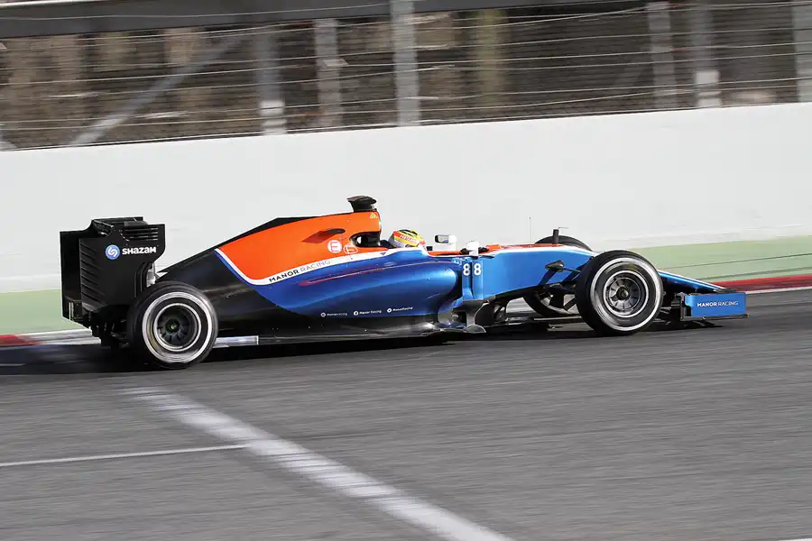 102 | 2016 | Barcelona | Manor-Mercedes-Benz MRT05 | Rio Haryanto | © carsten riede fotografie