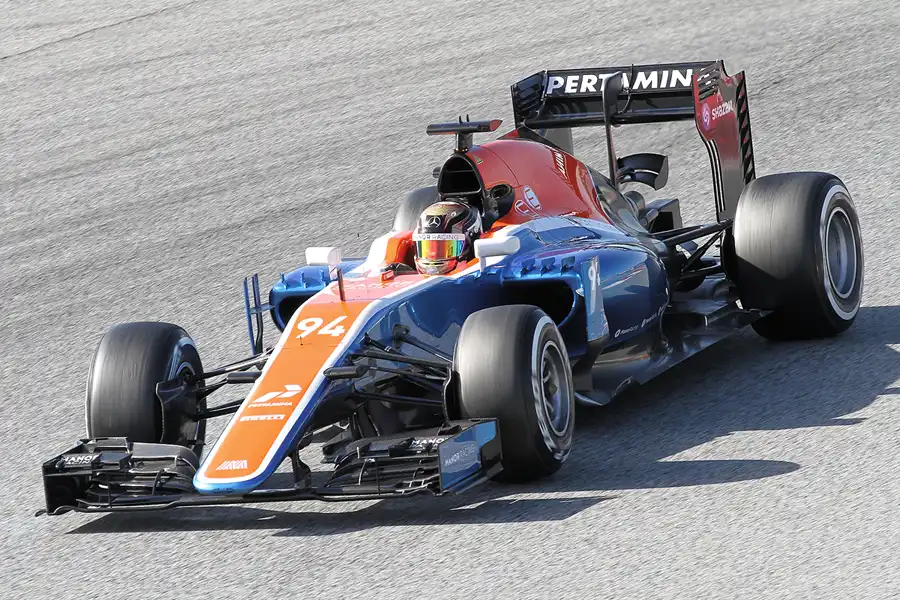 107 | 2016 | Barcelona | Manor-Mercedes-Benz MRT05 | Pascal Wehrlein | © carsten riede fotografie