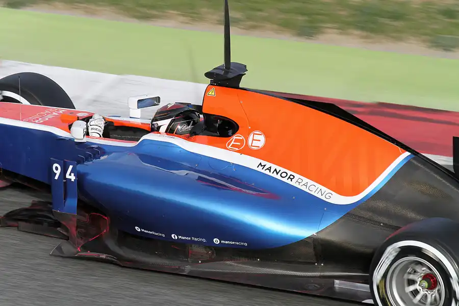 115 | 2016 | Barcelona | Manor-Mercedes-Benz MRT05 | Pascal Wehrlein | © carsten riede fotografie