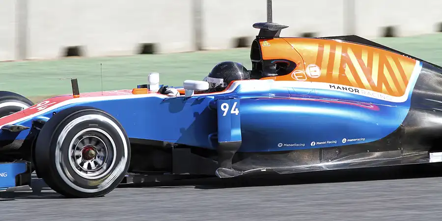 117 | 2016 | Barcelona | Manor-Mercedes-Benz MRT05 | Pascal Wehrlein | © carsten riede fotografie