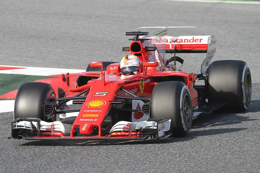020 | 2017 | Barcelona | Ferrari SF70H | Sebastian Vettel | © carsten riede fotografie