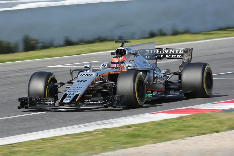 049 | 2017 | Barcelona | Force India-Mercedes-AMG VJM10 | Esteban Ocon | © carsten riede fotografie