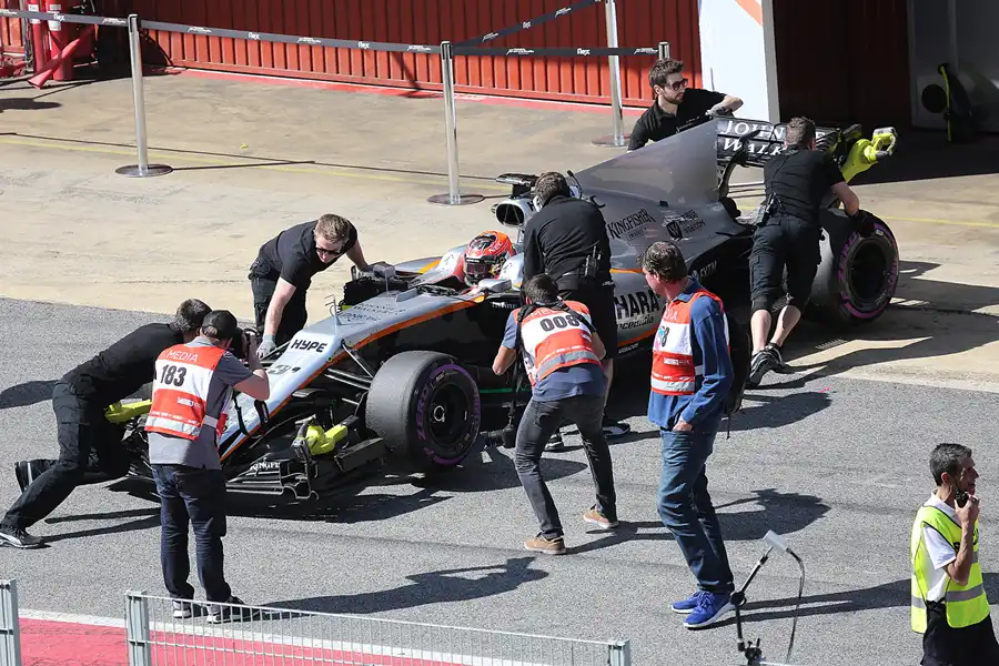 062 | 2017 | Barcelona | Force India-Mercedes-AMG VJM10 | Esteban Ocon | © carsten riede fotografie
