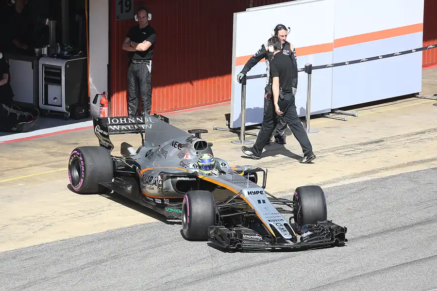 078 | 2017 | Barcelona | Force India-Mercedes-AMG VJM10 | Sergio Perez | © carsten riede fotografie