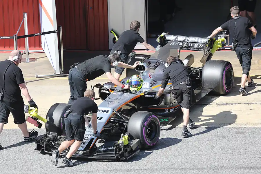080 | 2017 | Barcelona | Force India-Mercedes-AMG VJM10 | Sergio Perez | © carsten riede fotografie