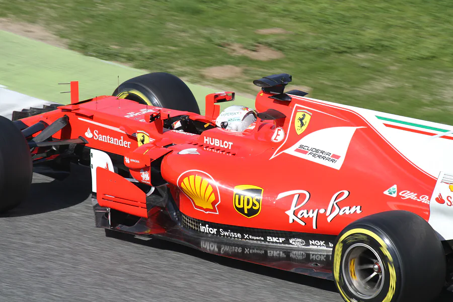 026 | 2017 | Barcelona | Ferrari SF70H | Sebastian Vettel | © carsten riede fotografie
