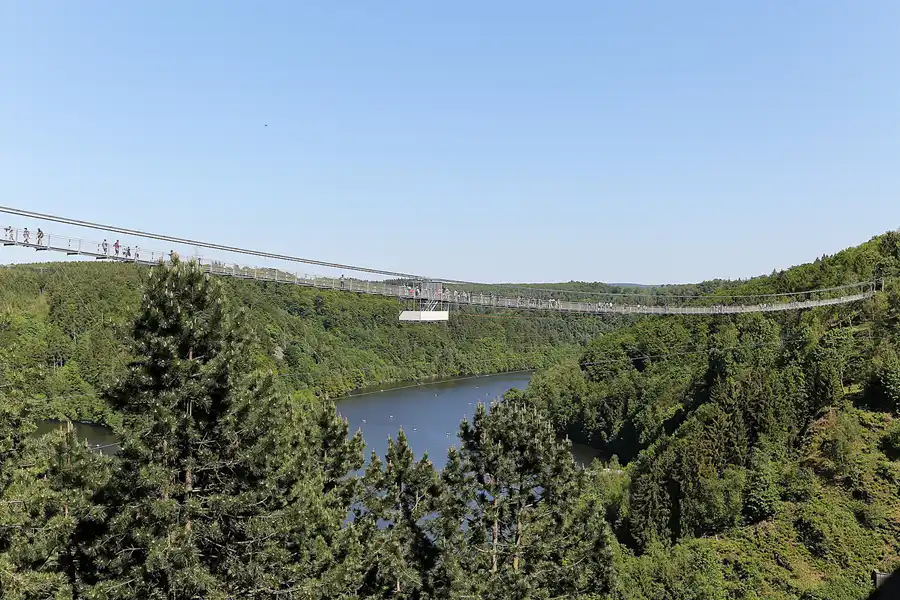 054 | 2017 | Rappbode-Talsperre | Titan RT – Längste Fussgänger Hängebrücke der Welt – Länge frei hängend 458,5 Meter – Höhe über Grund 100 Meter | © carsten riede fotografie