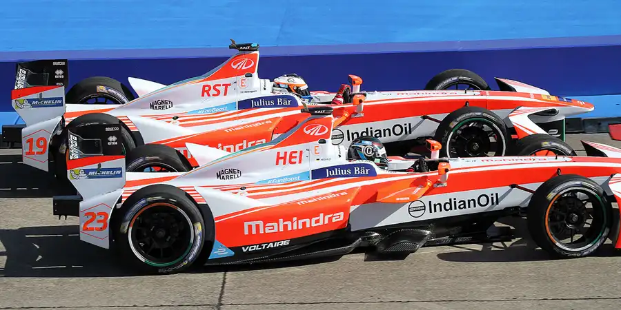 054 | 2017 | Berlin | Mahindra M3ELECTRO | Mahindra Racing Formula E Racing | Felix Rosenqvist + Nick Heidfeld | © carsten riede fotografie