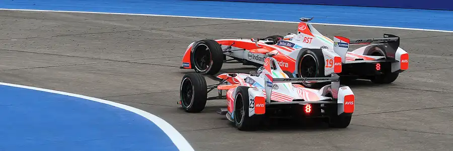 056 | 2017 | Berlin | Mahindra M3ELECTRO | Mahindra Racing Formula E Racing | Felix Rosenqvist + Nick Heidfeld | © carsten riede fotografie