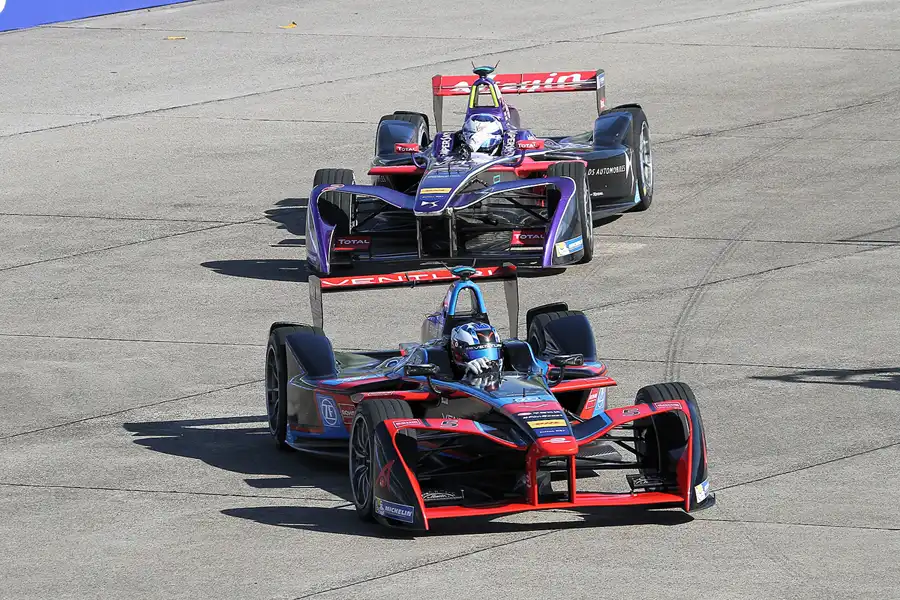 116 | 2017 | Berlin | Venturi VM200-FE-02 | Venturi Formula E Team | Maro Engel + Virgin DSV-02 | DS Virgin Racing | Sam Bird | © carsten riede fotografie