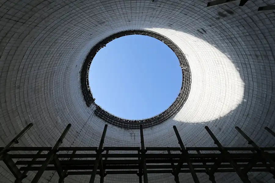 008 | 2017 | Chernobyl | Nuclear Power Plant – Reactor 5 Cooling Tower | © carsten riede fotografie