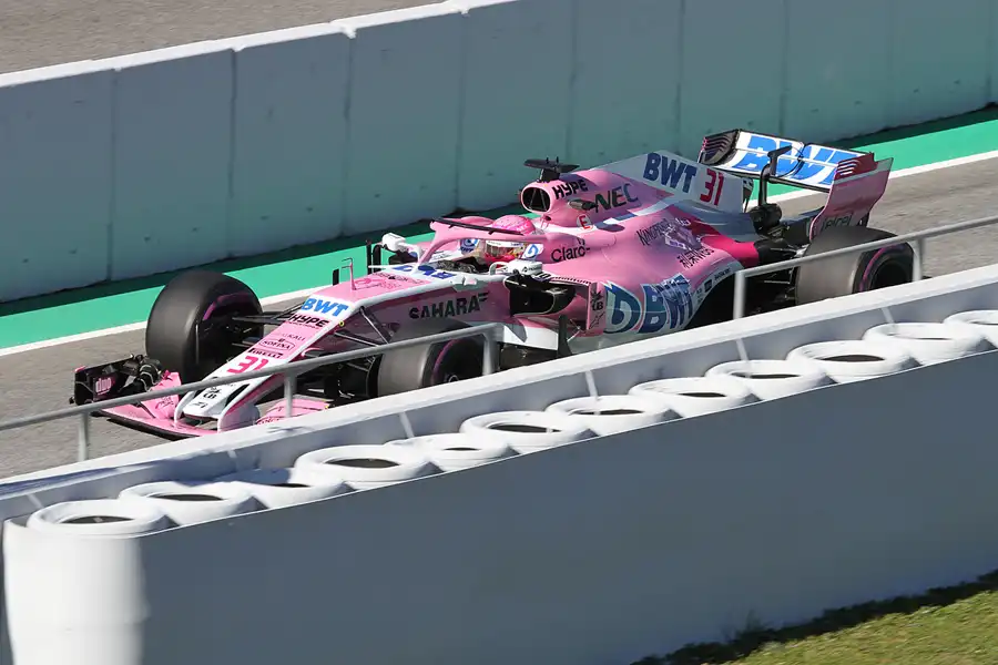 210 | 2018 | Barcelona | Force India-Mercedes-AMG VJM11 | Esteban Ocon | © carsten riede fotografie