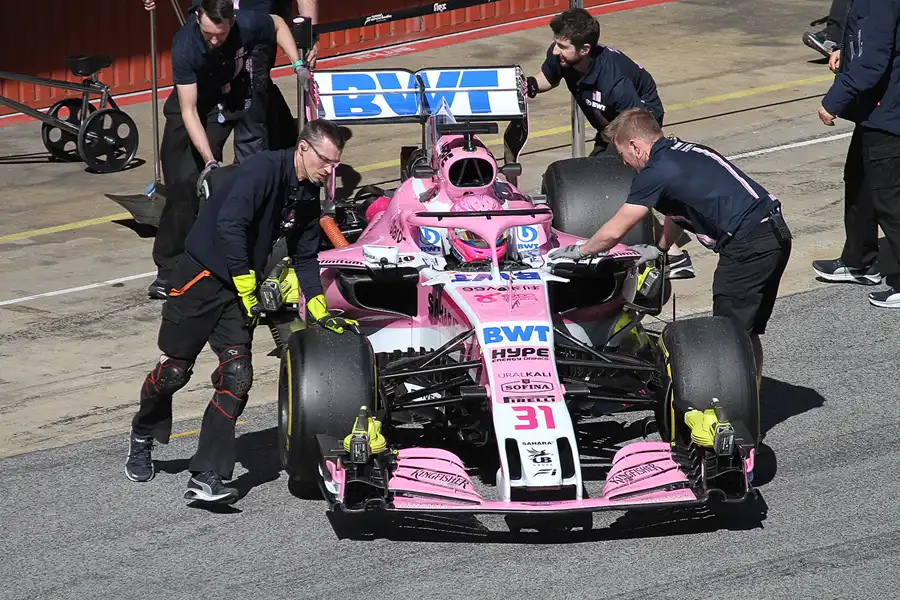 256 | 2018 | Barcelona | Force India-Mercedes-AMG VJM11 | Esteban Ocon | © carsten riede fotografie