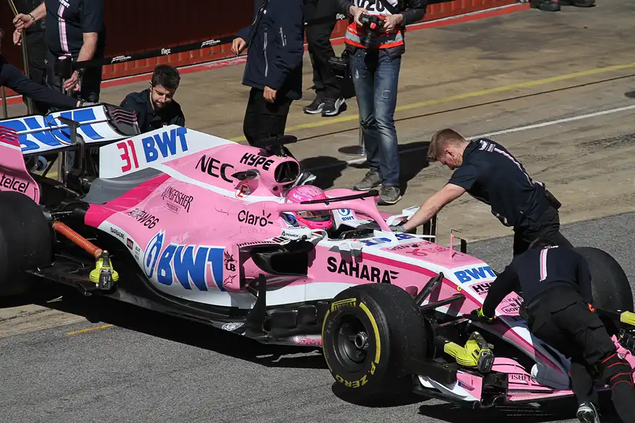 257 | 2018 | Barcelona | Force India-Mercedes-AMG VJM11 | Esteban Ocon | © carsten riede fotografie