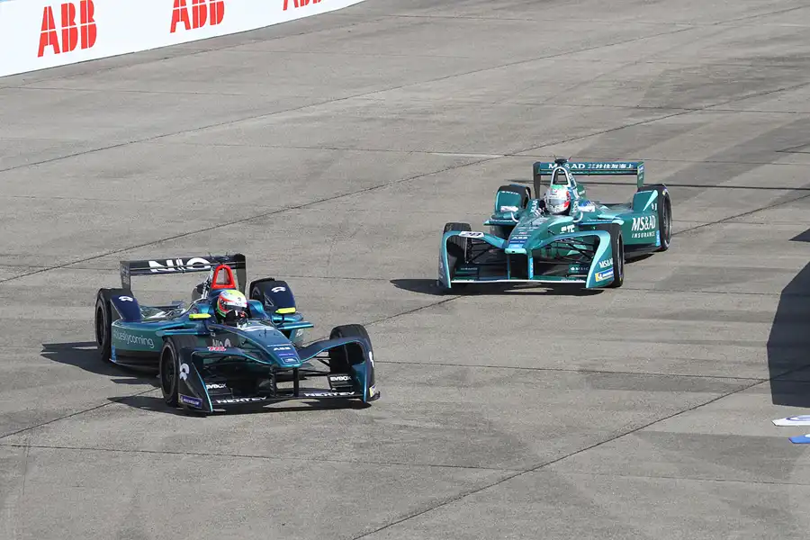 063 | 2018 | Berlin | NextEV NIO Sport 003 | NIO Formula E Team | Oliver Turvey + Andretti ATEC-03 | Andretti Formula E | Antonio Felix Da Costa | © carsten riede fotografie