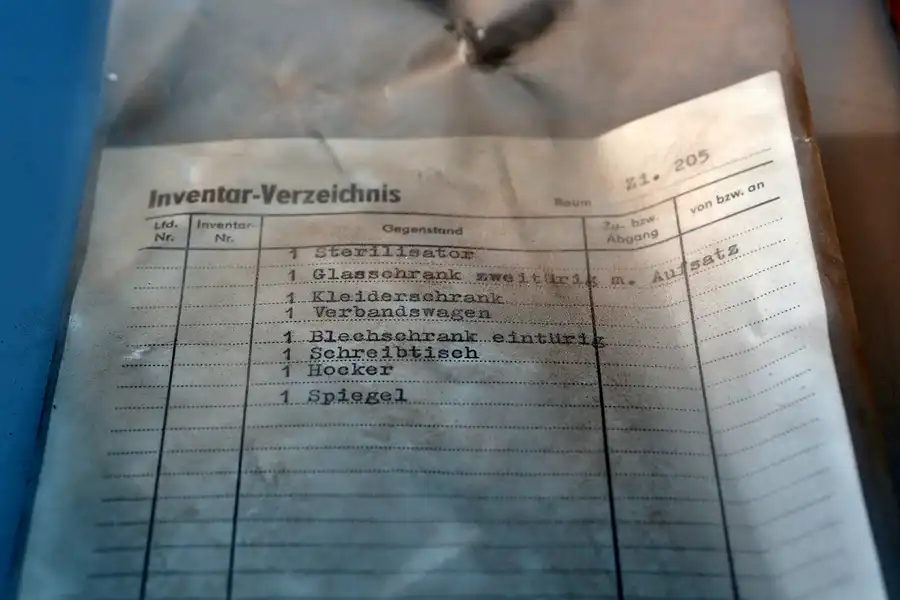 091 | 2020 | Berlin | Das Haftkrankenhaus in der Untersuchungshaftanstalt des Ministeriums für Staatssicherheit der DDR (MfS) Hohenschönhausen | © carsten riede fotografie